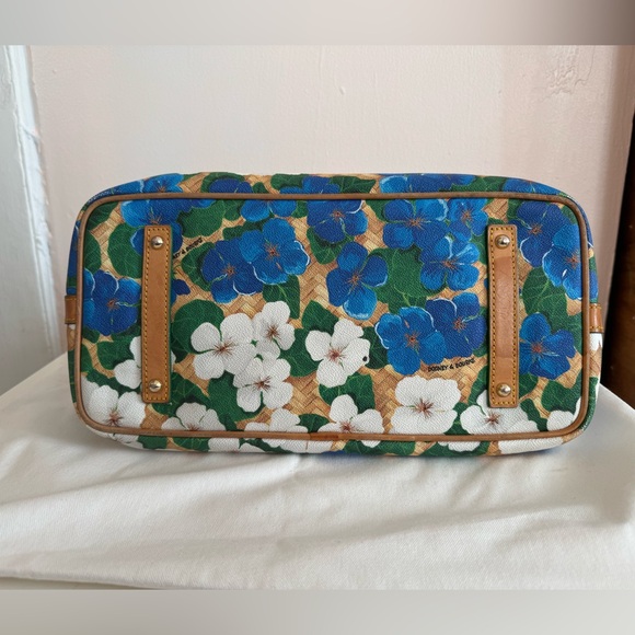 Dooney & Bourke | Floral Bag | Blue & White - Picture 12 of 16